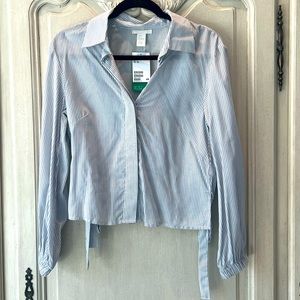 H&M new striped blouse